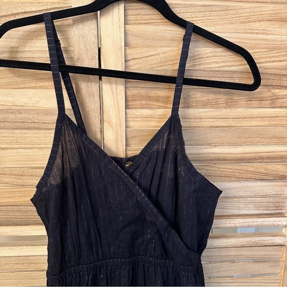 Emerson Fry India Collection Midi Sleveless Dress in black size S - Picture 2 of 7